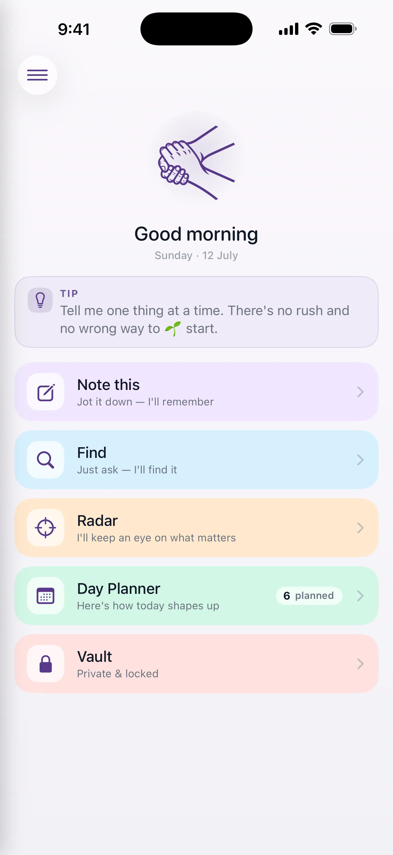 Kesh — Your life, organized. Shhh, it’s all yours.