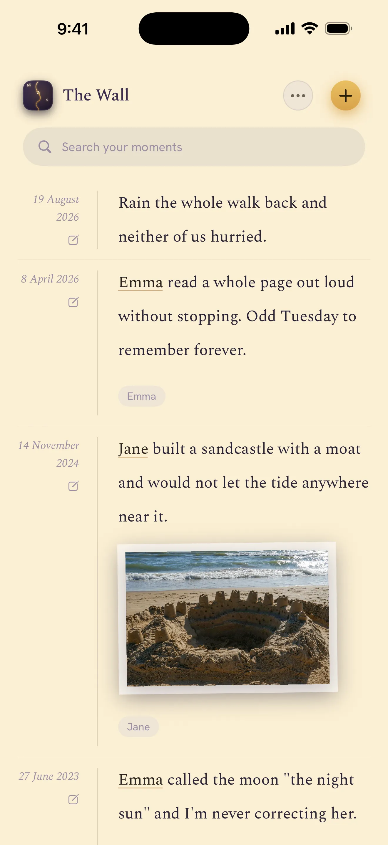 Memoir Wall Saga — A living legacy, written in your own words.