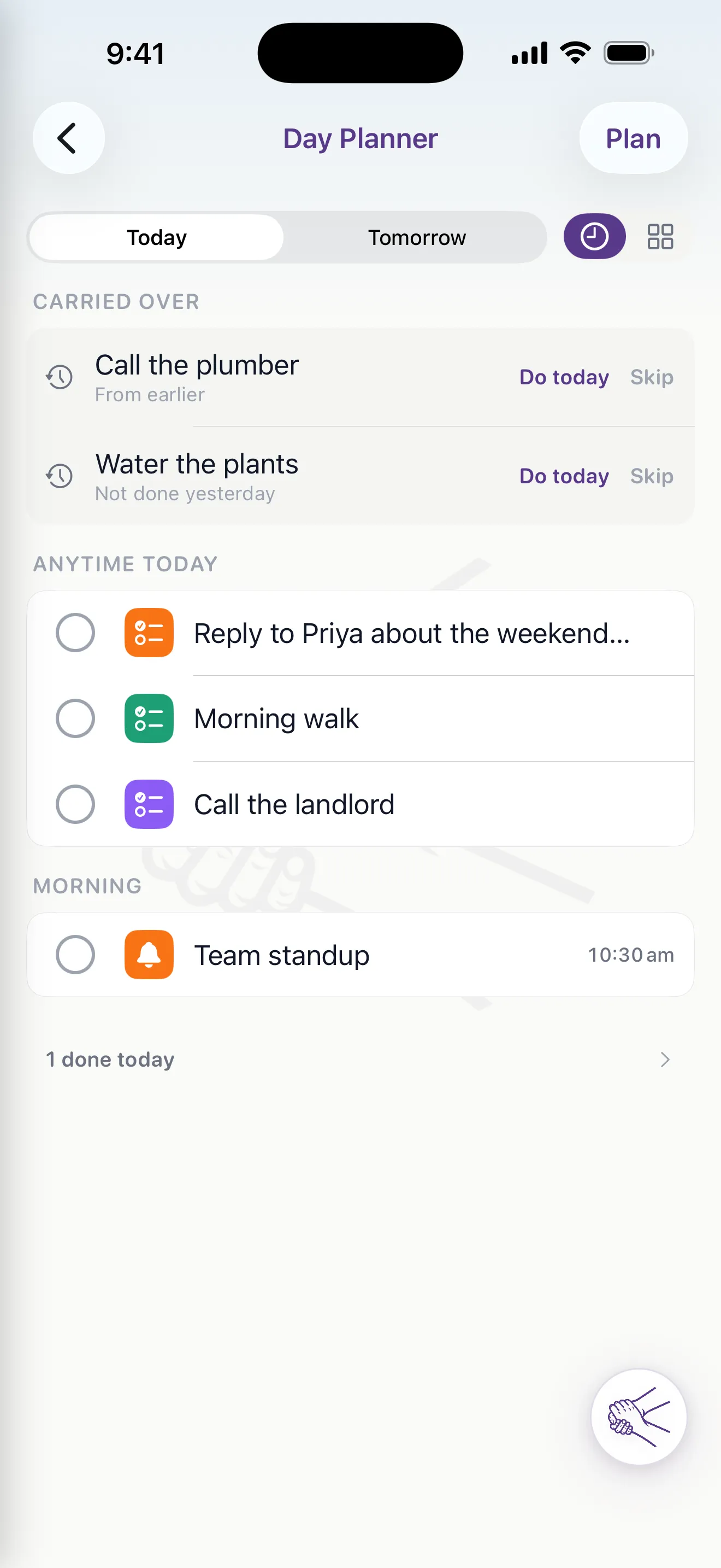 A plan that fits your day