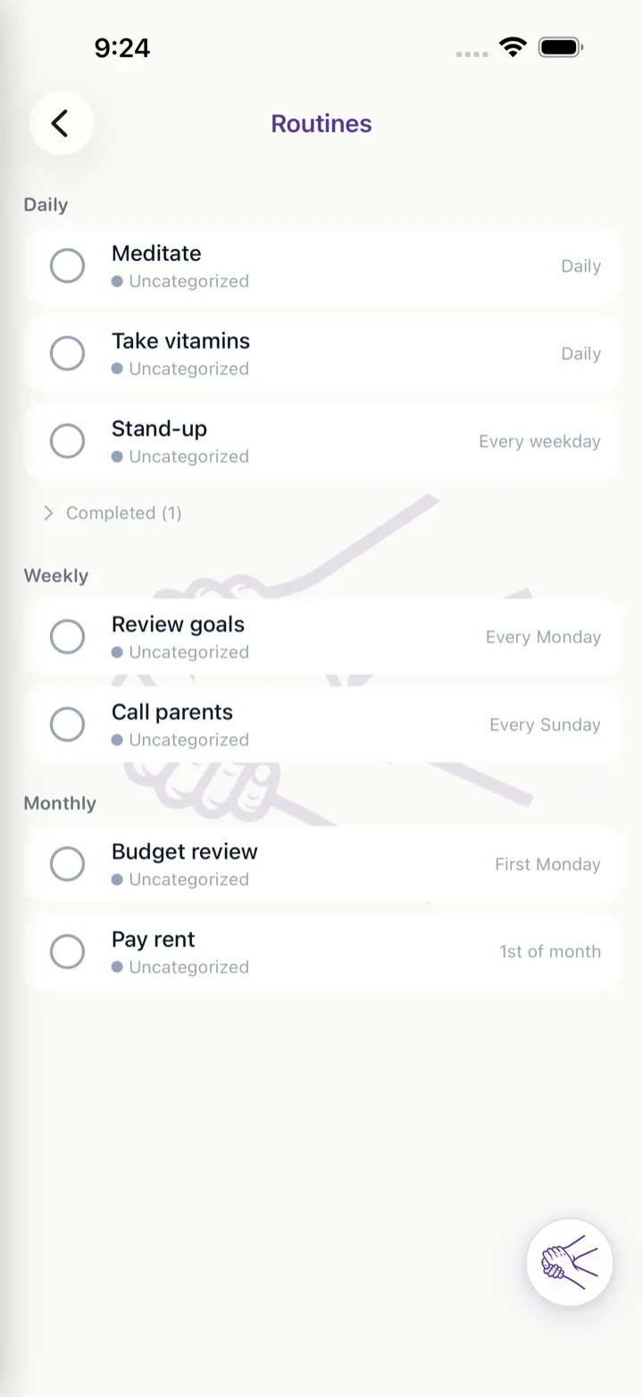 Routines that hold your days