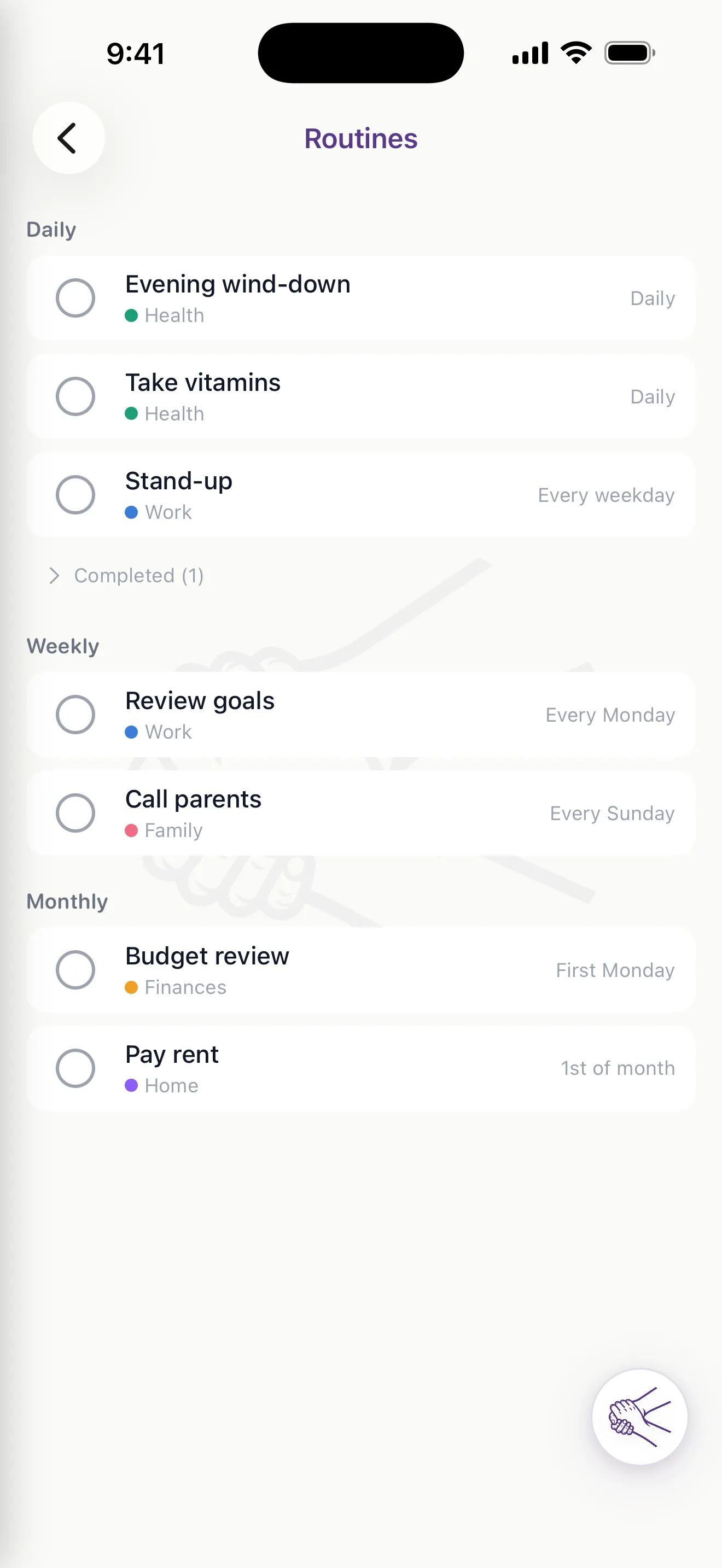 Routines that hold your days