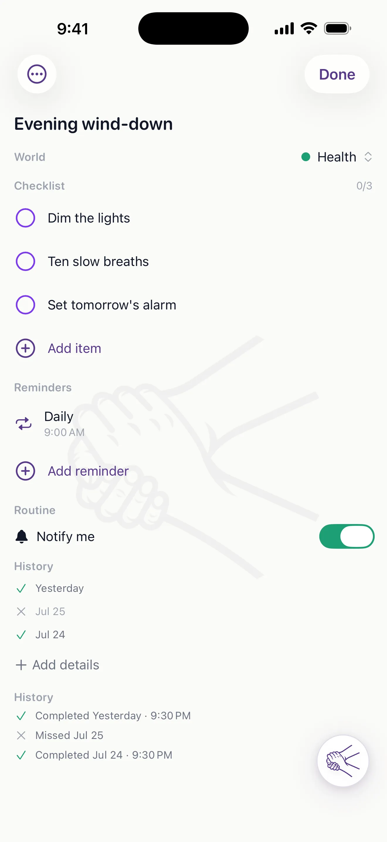 Routines that hold your days