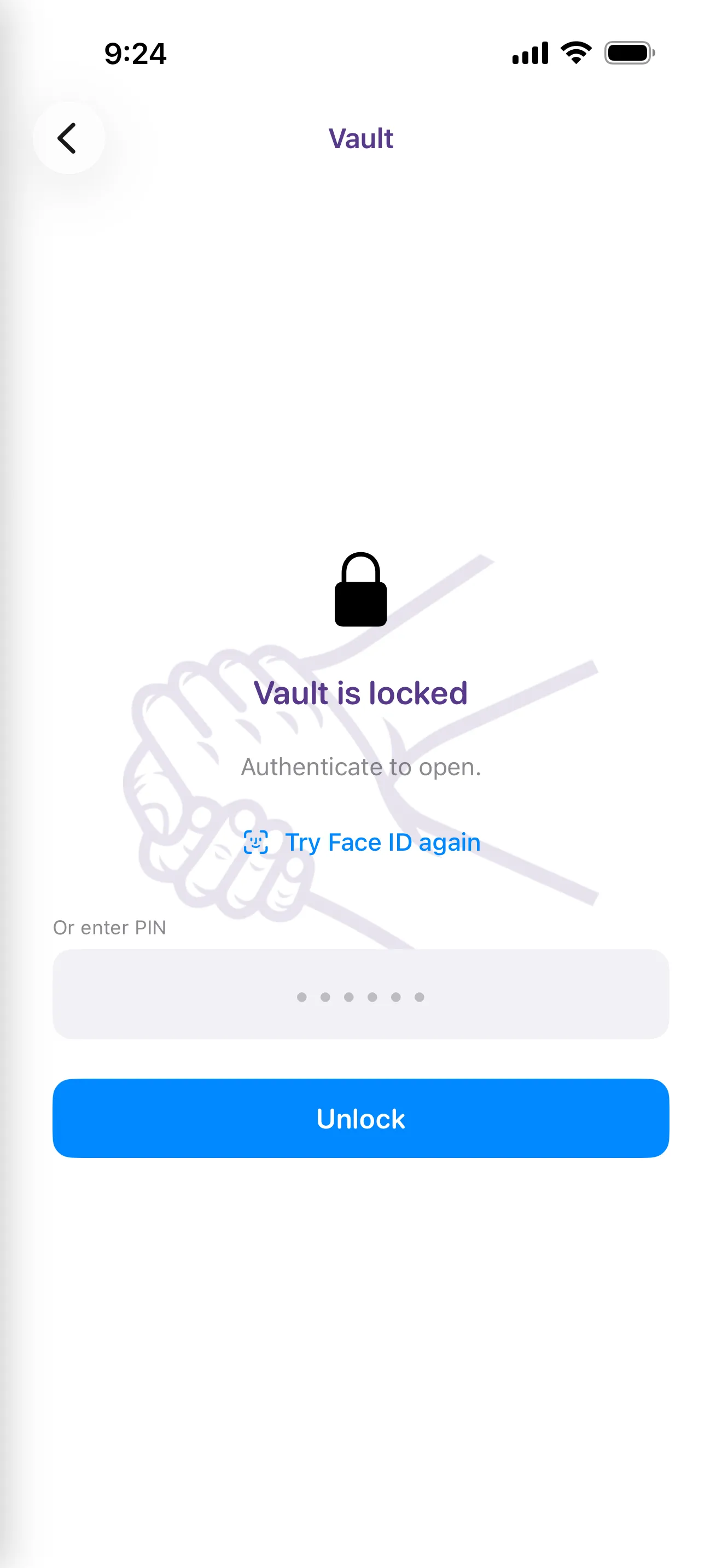 Locked, and yours